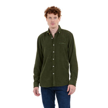 Load image into Gallery viewer, Camisa Porto Blanco de pana para hombre color Verde | E-2427