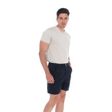 Load image into Gallery viewer, Bermuda Porto Blanco de Caballero Color Azul Marino | BRMD-03