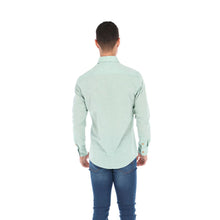 Load image into Gallery viewer, Porto Blanco Men's Solid Long Sleeve Button Down Shirt Light Green | C-2042