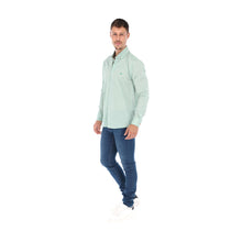 Load image into Gallery viewer, Porto Blanco Men's Solid Long Sleeve Button Down Shirt Light Green | C-2042