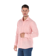 Load image into Gallery viewer, Camisa Porto Blanco Manga Larga Color Rojo con Textura | C-2106