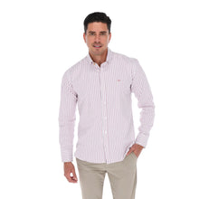 Load image into Gallery viewer, Camisa Casual de Lineas Verticales Porto Blanco | C-2409