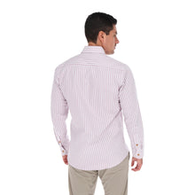 Load image into Gallery viewer, Camisa Casual de Lineas Verticales Porto Blanco | C-2409