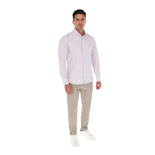 Load image into Gallery viewer, Camisa Casual de Lineas Verticales Porto Blanco | C-2409