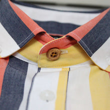 Load image into Gallery viewer, Camisa Porto Blanco Casual Manga Larga A Rayas Multicolor Cómoda | C-2374