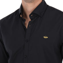 Load image into Gallery viewer, Camisa Porto Blanco Básica Negra de Caballero | CBASIC-07