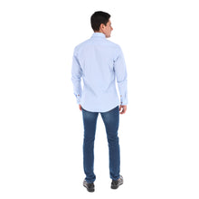 Load image into Gallery viewer, Men's Solid Long Sleeve Button Down Shirt Light Blue | Porto Blanco | CBASIC-08