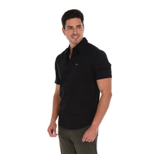Load image into Gallery viewer, Camisa Explorer Hombre Manga Corta Negra Alto Rendimiento (CE-2583)