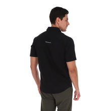 Load image into Gallery viewer, Camisa Explorer Hombre Manga Corta Negra Alto Rendimiento (CE-2583)