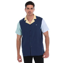 Load image into Gallery viewer, Camisa Casual Estilo Bloques De Colores Manga Corta | CRE-2205