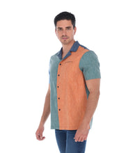 Load image into Gallery viewer, Camisa Casual Manga Corta Estilo Bloques De Colores | CRE-2273