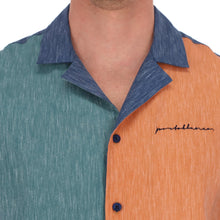 Load image into Gallery viewer, Camisa Casual Manga Corta Estilo Bloques De Colores | CRE-2273