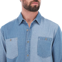 Load image into Gallery viewer, Camisa Porto Blanco Denim Parches Caballero Manga Larga | DNC-1988