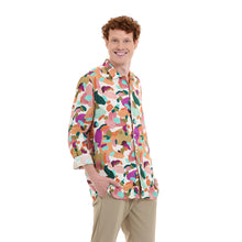 Load image into Gallery viewer, Camisa Porto Blanco Casual Para Caballero Estampada Fresca Cómoda | E-2372