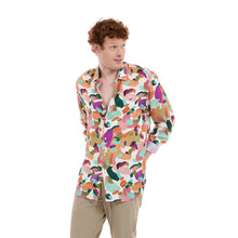 Load image into Gallery viewer, Camisa Porto Blanco Casual Para Caballero Estampada Fresca Cómoda | E-2372