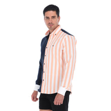 Load image into Gallery viewer, Camisa Porto Blanco Casual Para Caballero Estilo Combinado | E-2272