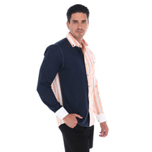 Load image into Gallery viewer, Camisa Porto Blanco Casual Para Caballero Estilo Combinado | E-2272