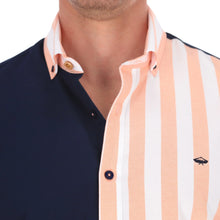 Load image into Gallery viewer, Camisa Porto Blanco Casual Para Caballero Estilo Combinado | E-2272