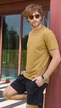 Load image into Gallery viewer, T-Shirt Porto Blanco Manga Corta Mostaza | TBasic-63