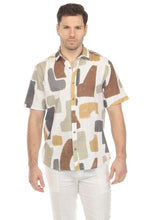 Load image into Gallery viewer, Mojito Men's Casual Linen Blend Print Resort Style Shirt | M-2801-Multi