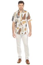 Load image into Gallery viewer, Mojito Men's Casual Linen Blend Print Resort Style Shirt | M-2801-Multi