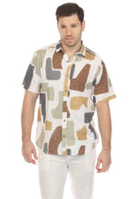 Load image into Gallery viewer, Mojito Men's Casual Linen Blend Print Resort Style Shirt | M-2801-Multi