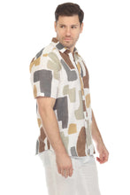 Load image into Gallery viewer, Mojito Men's Casual Linen Blend Print Resort Style Shirt | M-2801-Multi