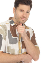 Load image into Gallery viewer, Mojito Men's Casual Linen Blend Print Resort Style Shirt | M-2801-Multi