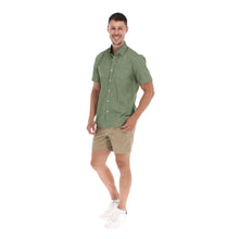 Load image into Gallery viewer, Camisa Porto Blanco Manga Corta Hombre Verde | MC-2071