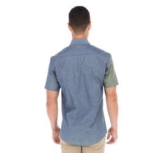 Load image into Gallery viewer, Camisa Manga Corta Edicion Especial Verde y Azul | Porto Blanco MCE-2055