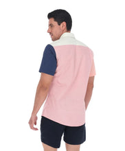 Load image into Gallery viewer, Camisa Casual De Caballero Manga Corta Estilo Bloques de Colores | MCE-2281