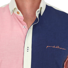 Load image into Gallery viewer, Camisa Casual De Caballero Manga Corta Estilo Bloques de Colores | MCE-2281