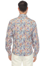 Load image into Gallery viewer, Men's Stylish Novelty Print Poly Stretch Party Shirt Long Sleeve| MS-8807