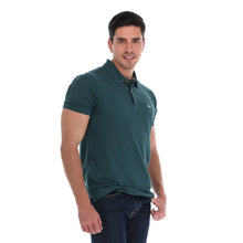 Load image into Gallery viewer, Polo Porto Blanco Básica Caballero Verde Oscura | PBASIC-16