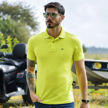 Load image into Gallery viewer, Polo Porto Blanco Básica Caballero Amarillo | PBASIC-12
