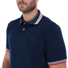 Load image into Gallery viewer, Polo Porto Blanco Básica Caballero Azul | PBASIC-1802