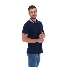 Load image into Gallery viewer, Polo Porto Blanco Básica Caballero Azul | PBASIC-1802