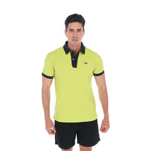 Load image into Gallery viewer, Polo Porto Blanco para Caballero color Verde Liso Con Detalles Negros | PL-2334