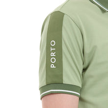 Load image into Gallery viewer, Polo Porto Blanco color Verde Claro con detalles Verde Oscuro | PLE-2441