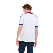 Load image into Gallery viewer, Polo Porto Blanco color Blanco con detalles color Azul y Rojo | PLE-2452