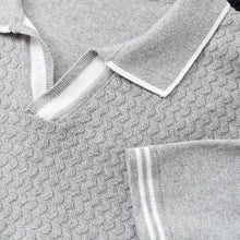 Load image into Gallery viewer, Playera Polo Tejido Punto Hombre Edición Lujo Gris | Porto Blanco PLT-1807