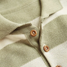 Load image into Gallery viewer, Polo Hombre Tejida Punto Rayas | Porto Blanco PLT-1826