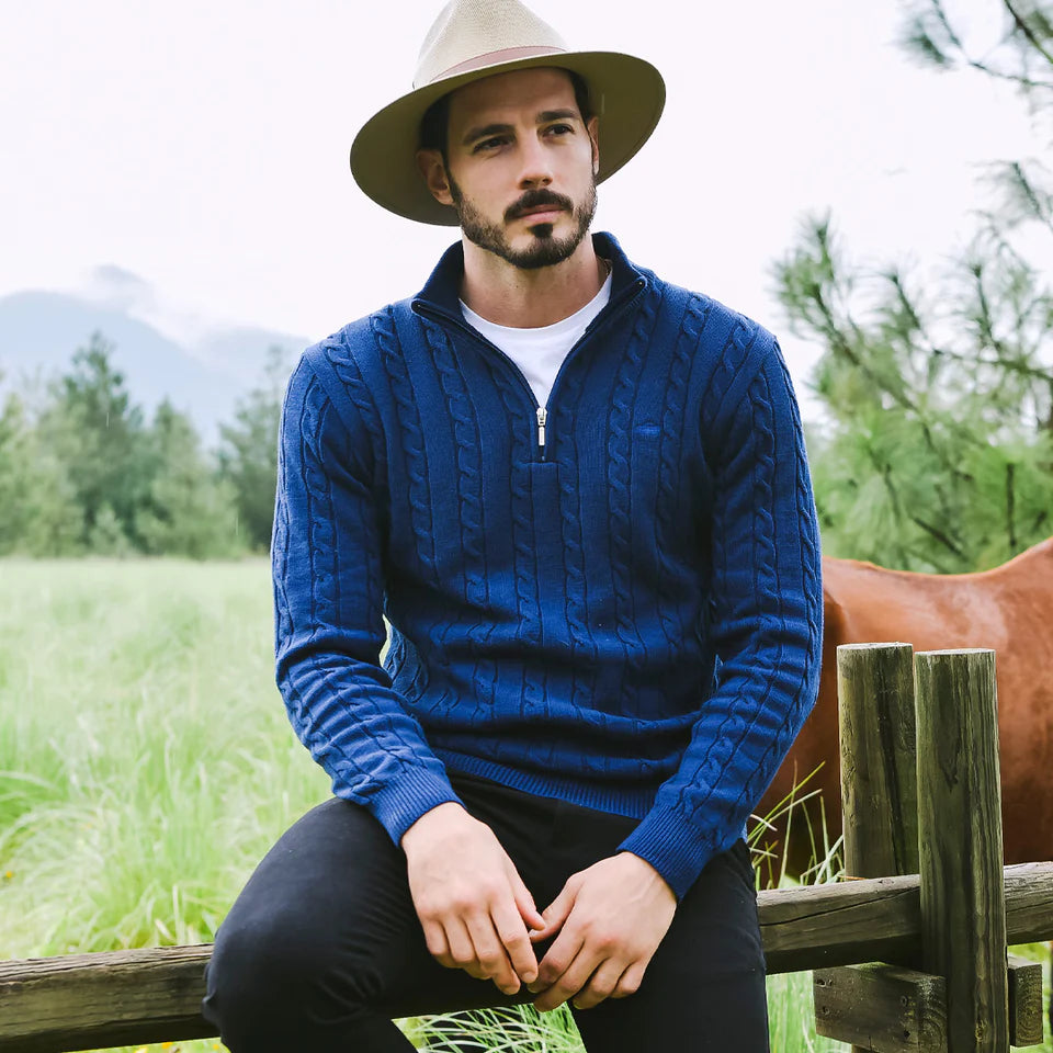 Sueter de hombre con discount cierre