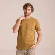 Load image into Gallery viewer, T-Shirt Porto Blanco Manga Corta Mostaza | TBasic-63