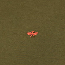 Load image into Gallery viewer, T-shirt Porto Blanco de Hombre Color Verde Militar Manga Larga | TBasicML-45