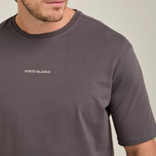 Load image into Gallery viewer, T-Shirt Oversize Porto Blanco Gris Oscuro | TLF-05