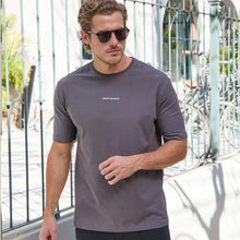 Load image into Gallery viewer, T-Shirt Oversize Porto Blanco Gris Oscuro | TLF-05