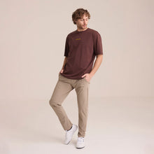 Load image into Gallery viewer, T-Shirt Oversize Porto Blanco de color Café | TLF-13