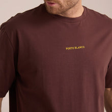 Load image into Gallery viewer, T-Shirt Oversize Porto Blanco de color Café | TLF-13