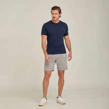 Load image into Gallery viewer, T-shirt Porto Blanco cuello Rib en Algodón | TR-03 Azul Marino